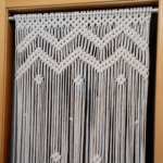 Cortina zigzag clara
